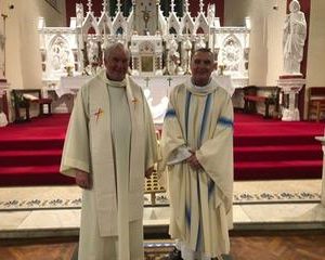 Memories of the visit of Fr. Declan McInerney Rector of the Shrine to our Lady of Clonfert for November Novena Tuesday October 29th.